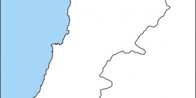 Slepá mapa Libanonu
